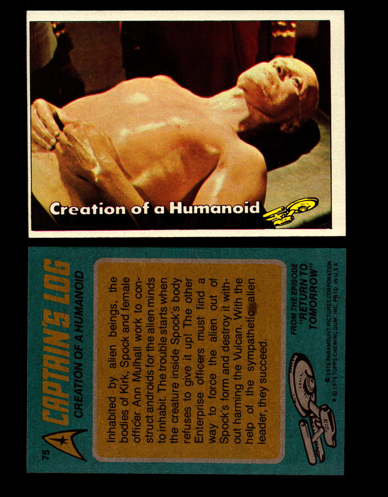 Star Trek 1976 Vintage Topps Trading Card #1-88 You Pick Singles #75  - TvMovieCards.com