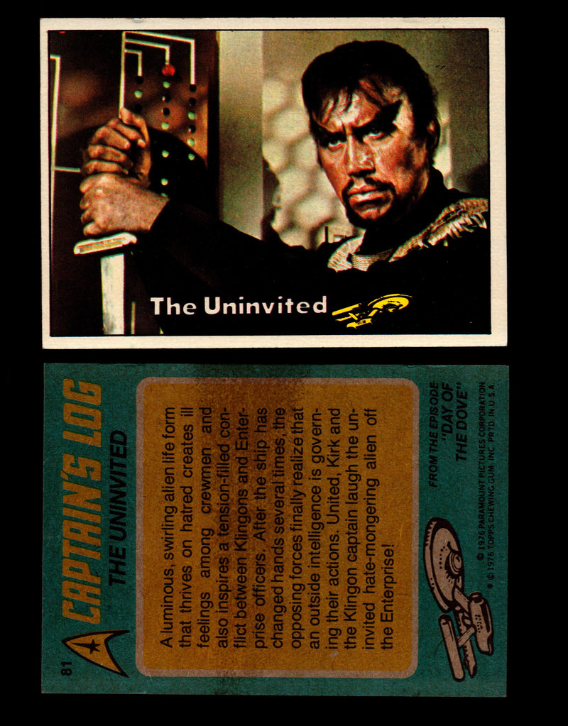 Star Trek 1976 Vintage Topps Trading Card #1-88 You Pick Singles #81  - TvMovieCards.com