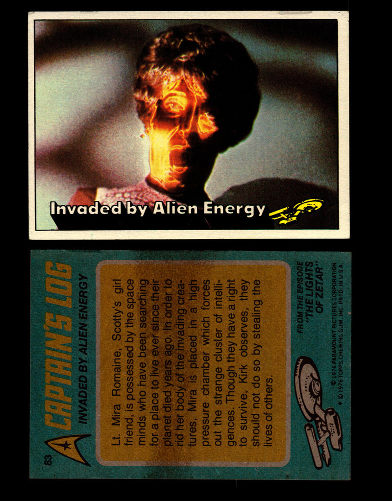 Star Trek 1976 Vintage Topps Trading Card #1-88 You Pick Singles #83  - TvMovieCards.com