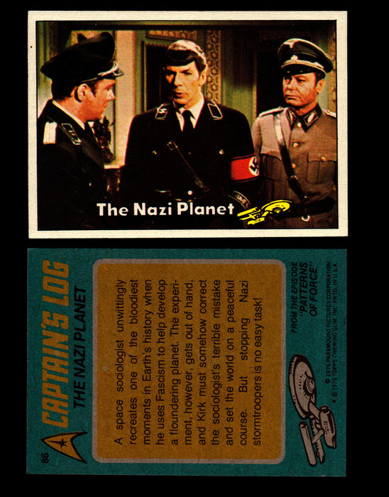 Star Trek 1976 Vintage Topps Trading Card #1-88 You Pick Singles #86  - TvMovieCards.com