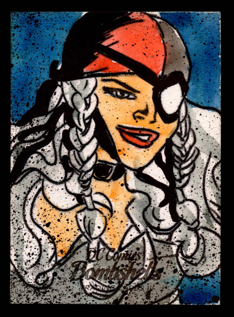 2019 DC Comics Bombshells III Artist Jeffrey Benitez Sketch Card Cryptozoic   - TvMovieCards.com