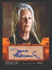Terminator Salvation Movie Jane Alexander - Virginia Autograph Card 2009 Topps   - TvMovieCards.com