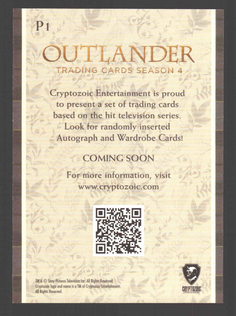 2020 Outlander Season 4 P1 Promo Trading Card Wizard World New Orleans   - TvMovieCards.com