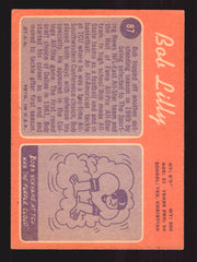 1970 Topps Football Autographed Signed Trading Card #87 Bob Lily - TvMovieCards.com