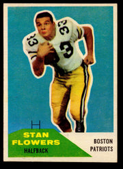 1960 Fleer Football ERROR Back Trading Card #115 Stan Flowers / #96 Richie Lucas   - TvMovieCards.com