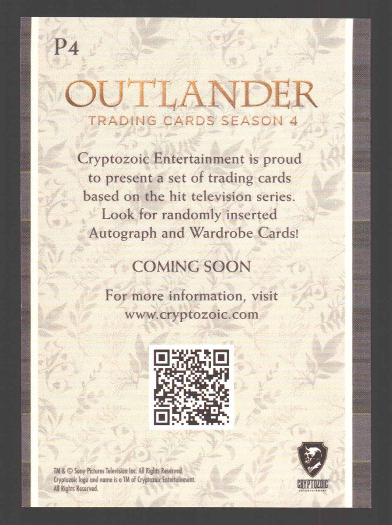 2020 Outlander Season 4 P4 Promo Trading Card eStore March 2020   - TvMovieCards.com