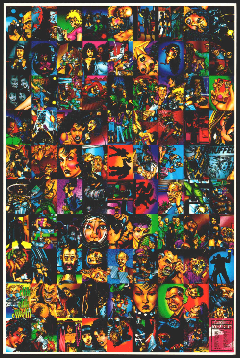 1992 Sachs & Violens Uncut Sheet Mini Promo Trading Card Comic Images   - TvMovieCards.com