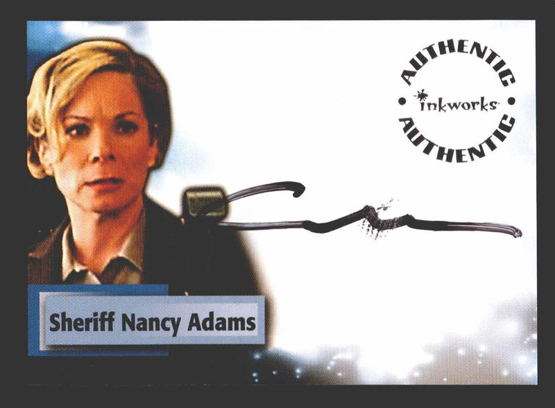 Smallville Season 3 Camille Mitchell as Sheriff Nancy Adams A17 Autograph Card   - TvMovieCards.com