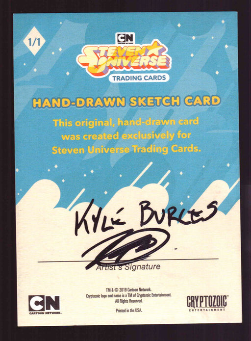 2019 Steven Universe Artist Sketch Trading Card by Kyle Burles Cryptozoic   - TvMovieCards.com