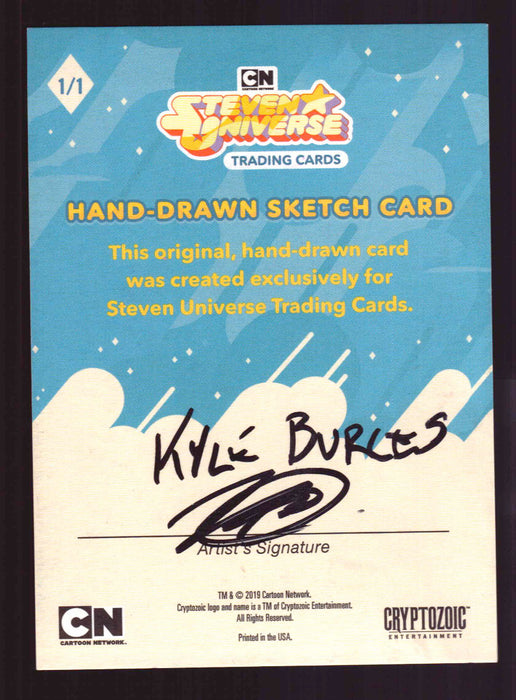 2019 Steven Universe Artist Sketch Trading Card by Kyle Burles Cryptozoic   - TvMovieCards.com