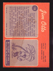 1970 Topps Football Autographed Signed Trading Card #116 Jim Otto Raiders   - TvMovieCards.com
