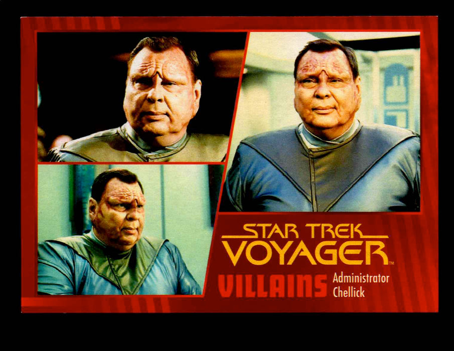 Star Trek Voyager Heroes & Villains Gold Base Parallel Card (1-99) U Pick Single #10  - TvMovieCards.com