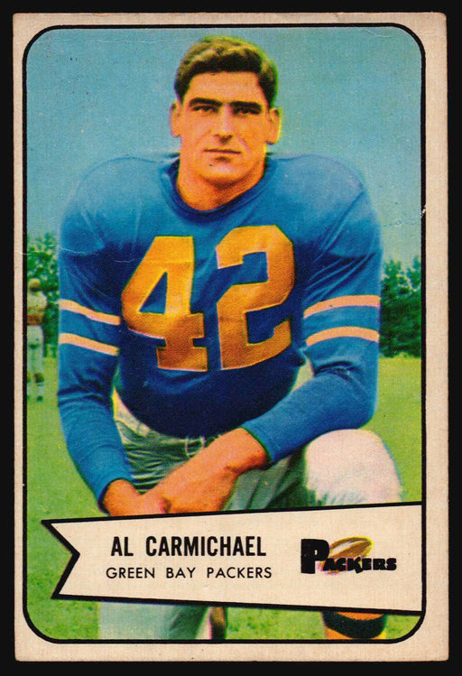 1954 Bowman Football Trading Card - Al Carmichael #115 Green Bay Packers   - TvMovieCards.com