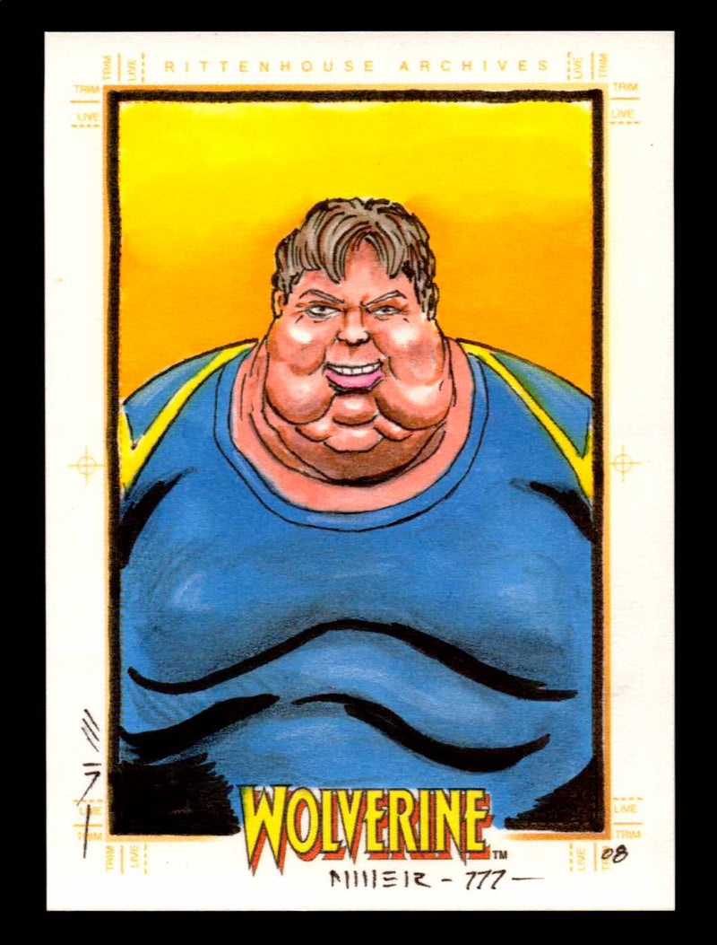 2009  X-Men Origins Wolverine Artist Sketch Trading Card by Steven Miller   - TvMovieCards.com