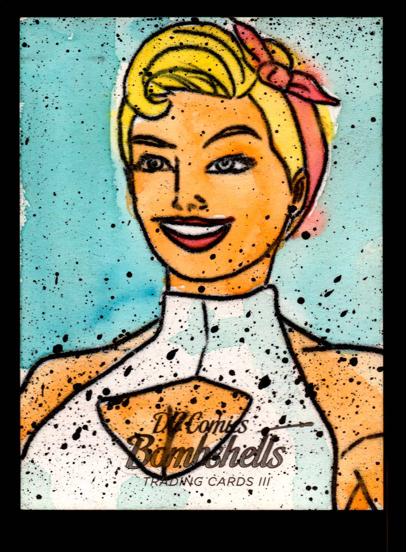 2019 DC Comics Bombshells III Artist Jeffrey Benitez Sketch Card Cryptozoic   - TvMovieCards.com