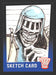 2000AD Judge Dredd Sarah Lyons Artist Sketch Card 1/1 Strictly Ink   - TvMovieCards.com
