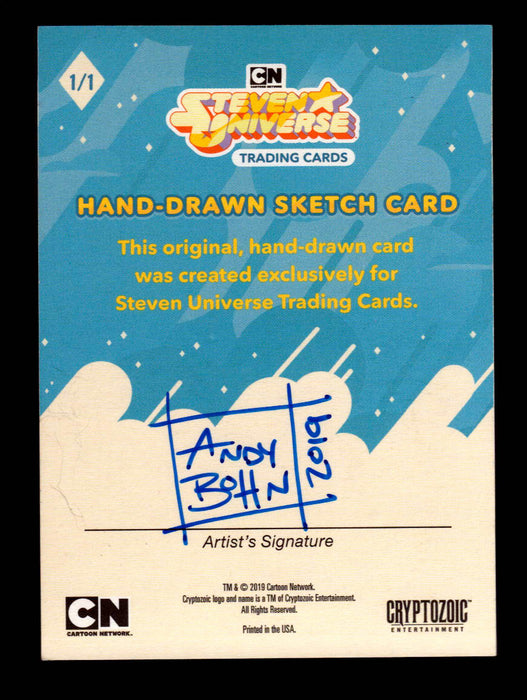 2019 Steven Universe Artist Sketch "Amethyst" Trading Card by Andy Bohn   - TvMovieCards.com