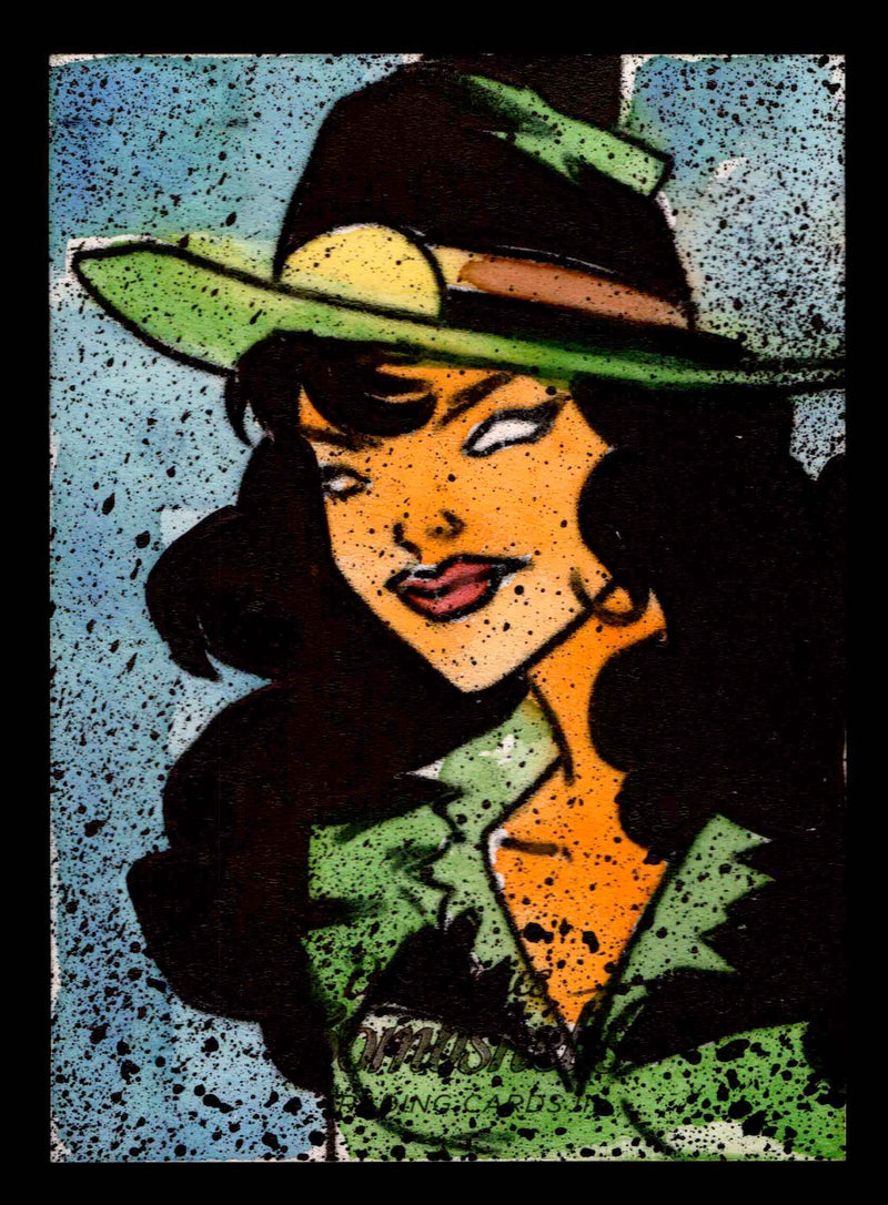 2019 DC Comics Bombshells III Artist Jeffrey Benitez Sketch Card Cryptozoic   - TvMovieCards.com