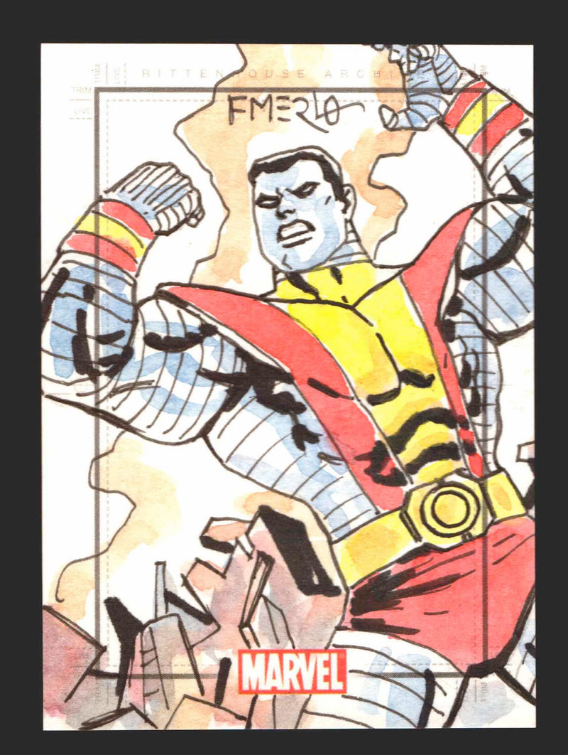 The Avengers Silver Age Heroes + Villains Artist Sketch Card by Fernando Merlo   - TvMovieCards.com