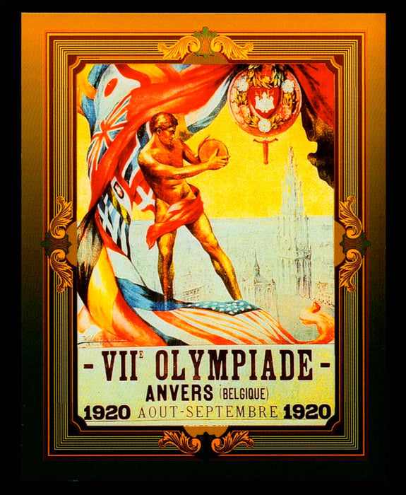 Atlanta 1996 Olympic Games Collect A Card Poster Card TSC-1 - TSC-12 TSC-7 Summer Olympiad VII 1920 Antwerp  - TvMovieCards.com