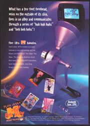 1995 MTV Animation Uncut Promo 9-Card Trading Card Panel Fleer Ultra   - TvMovieCards.com