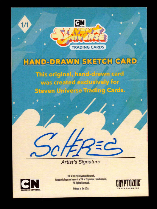 2019 Steven Universe Artist "Garnet"  Sketch Card by Chad Scheres   - TvMovieCards.com