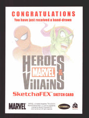 The Avengers Silver Age Heroes + Villains Artist Sketch Card by Fernando Merlo   - TvMovieCards.com