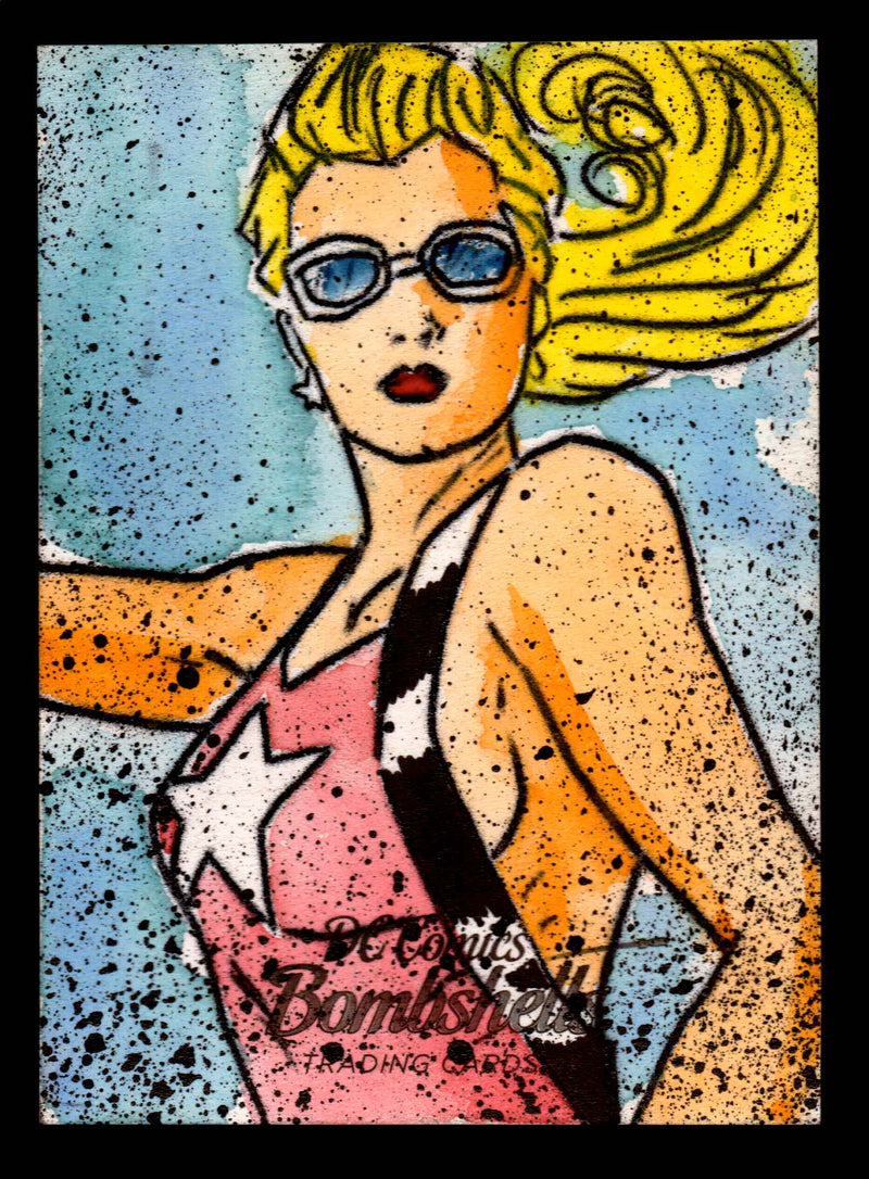 2019 DC Comics Bombshells III Artist Jeffrey Benitez Sketch Card Cryptozoic   - TvMovieCards.com