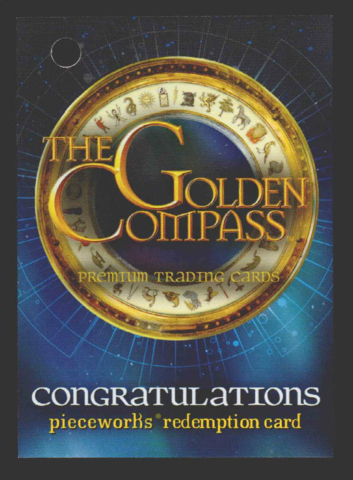 Golden Compass Redemption Card Lyra's Arctic Coat PWR-1 Inkworks 2007   - TvMovieCards.com