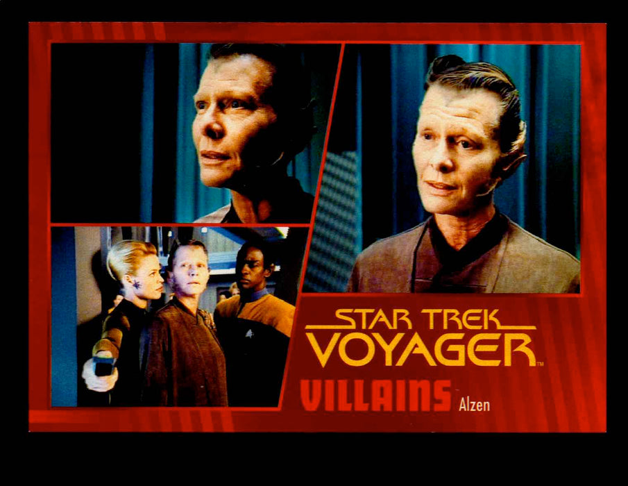 Star Trek Voyager Heroes & Villains Gold Base Parallel Card (1-99) U Pick Single #15  - TvMovieCards.com