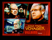 Star Trek Voyager Heroes & Villains Gold Base Parallel Card (1-99) U Pick Single #17  - TvMovieCards.com