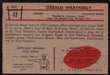 1953 Bowman Football Trading Card - Gerald Weatherly #48 Bears VG/EX   - TvMovieCards.com