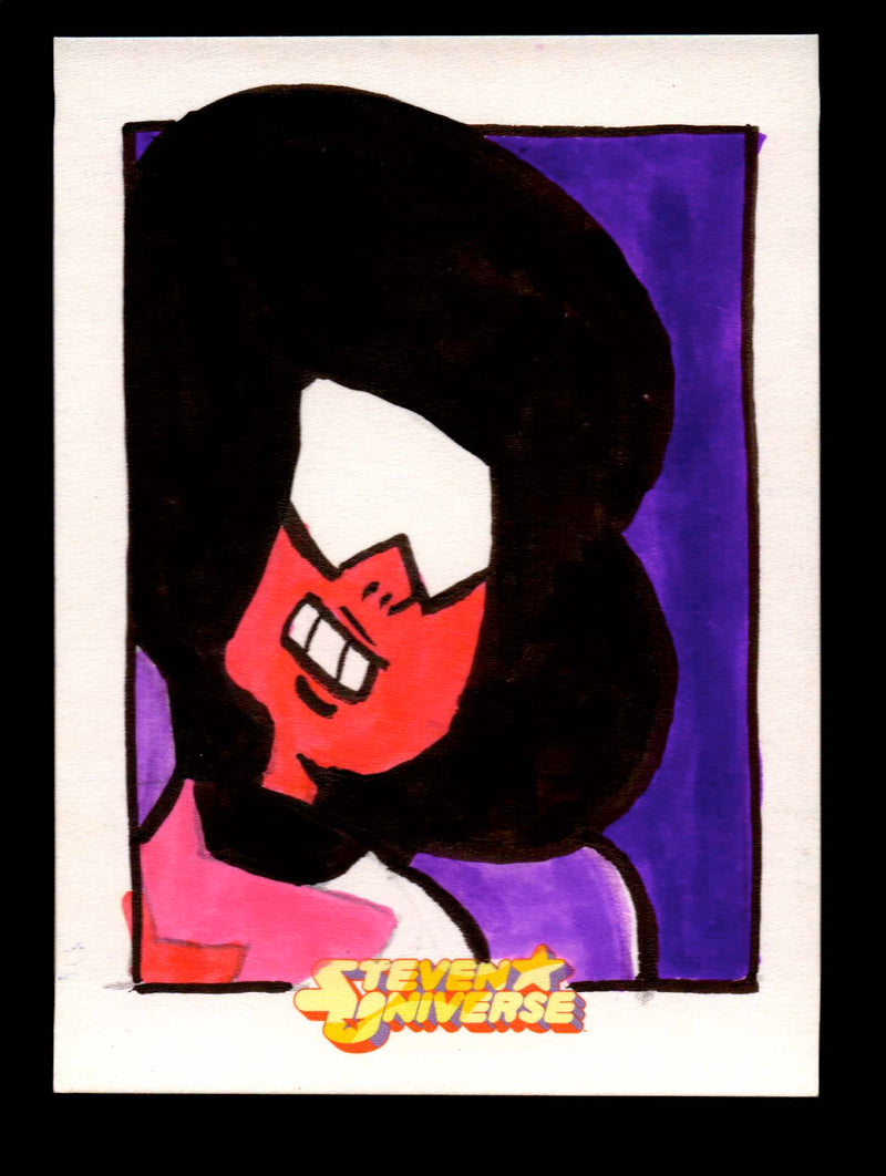 2019 Steven Universe Artist Sketch Card "Garnet" by Bruce Gerlach   - TvMovieCards.com