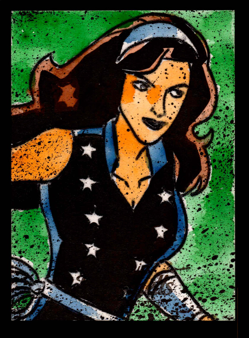 2019 DC Comics Bombshells III Artist Jeffrey Benitez Sketch Card Cryptozoic   - TvMovieCards.com