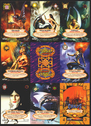 1995 Hyborian Gates CCG Uncut Promo 9-Card Trading Card Panel Cardz   - TvMovieCards.com