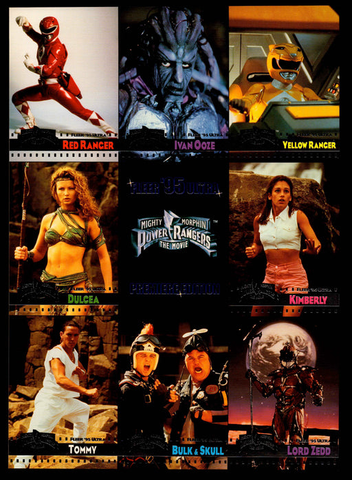 1995 Power Rangers The Movie Uncut 9 Card Promo Sheet Fleer Ultra Trading Cards   - TvMovieCards.com