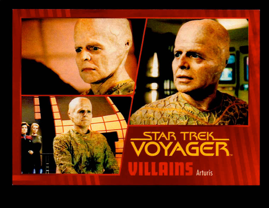 Star Trek Voyager Heroes & Villains Gold Base Parallel Card (1-99) U Pick Single #19  - TvMovieCards.com
