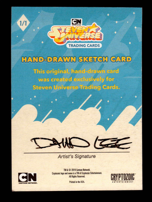 2019 Steven Universe Artist "Steven" Sketch Card by David Lee   - TvMovieCards.com