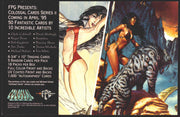 1995 David Cherry Fantasy Art Oversized Promo Trading Card Panel FPG   - TvMovieCards.com