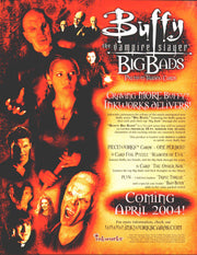 Buffy the Vampire Slayer Big Bads Trading Card Dealer Sell Sheet Promo Sale   - TvMovieCards.com