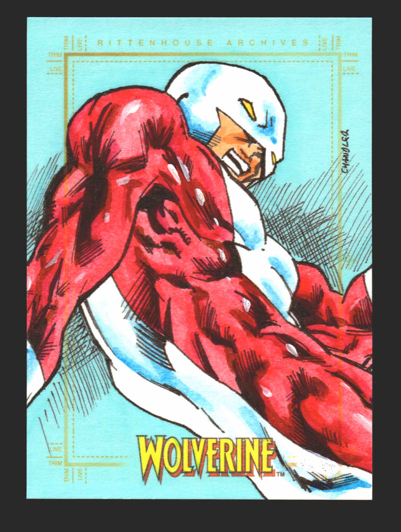 2009  X-Men Origins Wolverine Artist Sketch Trading Card by Darren Chandler   - TvMovieCards.com