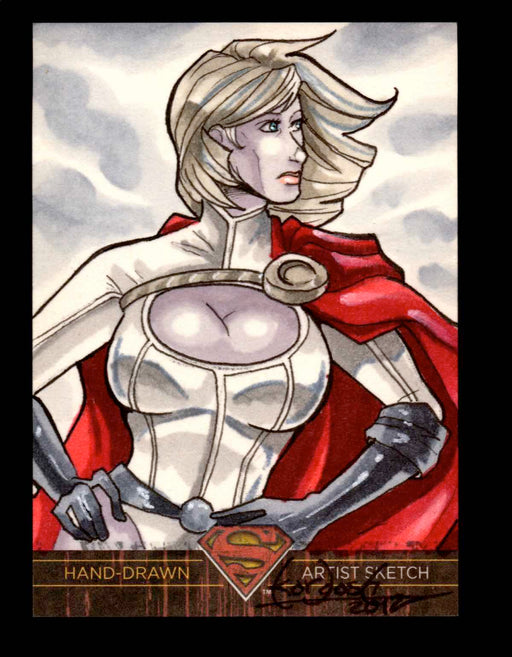 Superman: The Legend 2013 Cryptozoic DC Comics Sketch Card by Stacey Kardash   - TvMovieCards.com