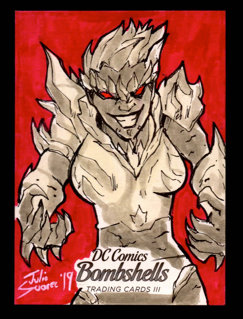 2019 DC Comics Bombshells III Artist Julio Suarez Sketch Card Cryptozoic   - TvMovieCards.com