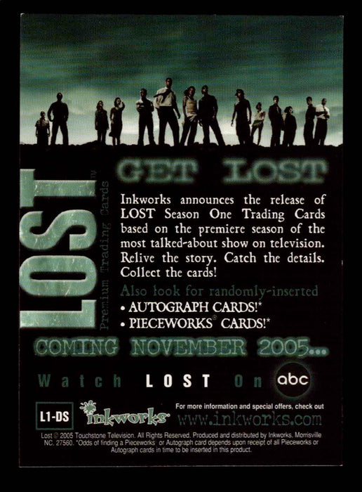 Lost Season 1 One Dee's Show [NY/NJ Entertainment] L1-DS Promo Trading Card   - TvMovieCards.com