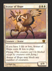Magic The Gathering 8th Edition Avatar of Hope #4/350 Box Topper Oversize Card   - TvMovieCards.com