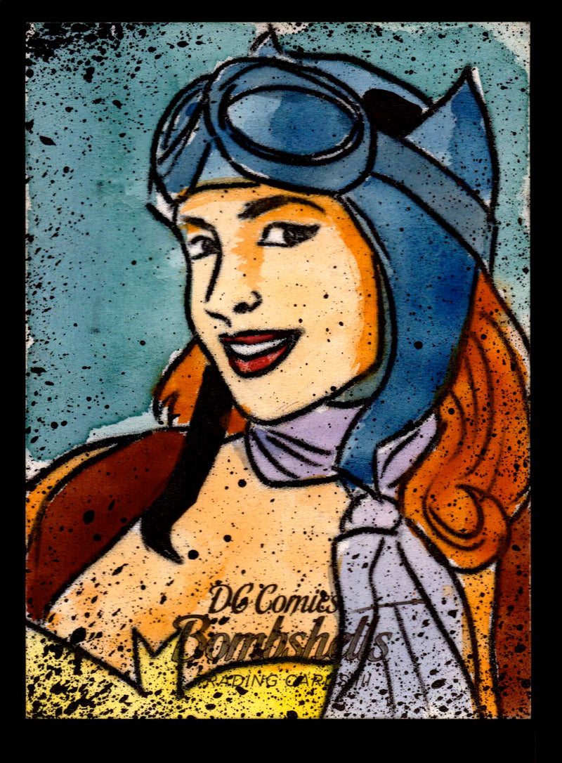 2019 DC Comics Bombshells III Artist Jeffrey Benitez Sketch Card Cryptozoic   - TvMovieCards.com