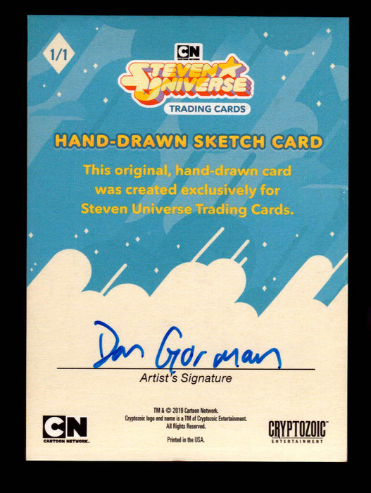 2019 Steven Universe Artist Sketch Card by Dan Gorman Cryptozoic   - TvMovieCards.com