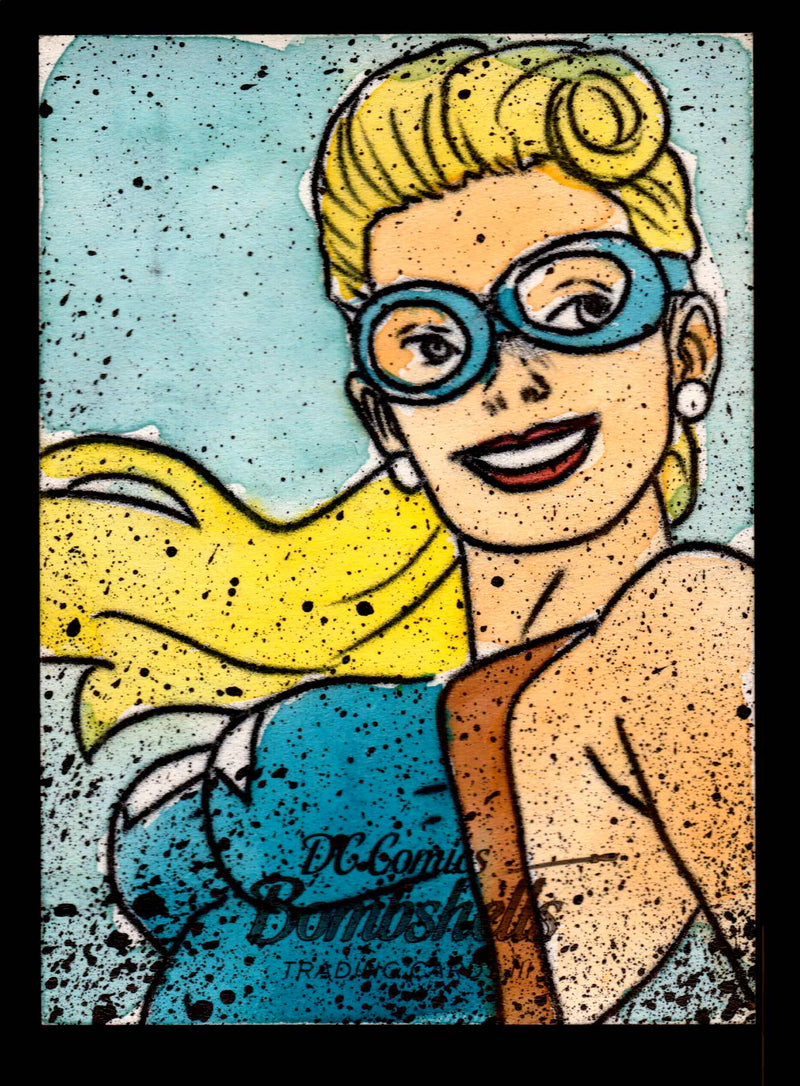 2019 DC Comics Bombshells III Artist Jeffrey Benitez Sketch Card Cryptozoic   - TvMovieCards.com