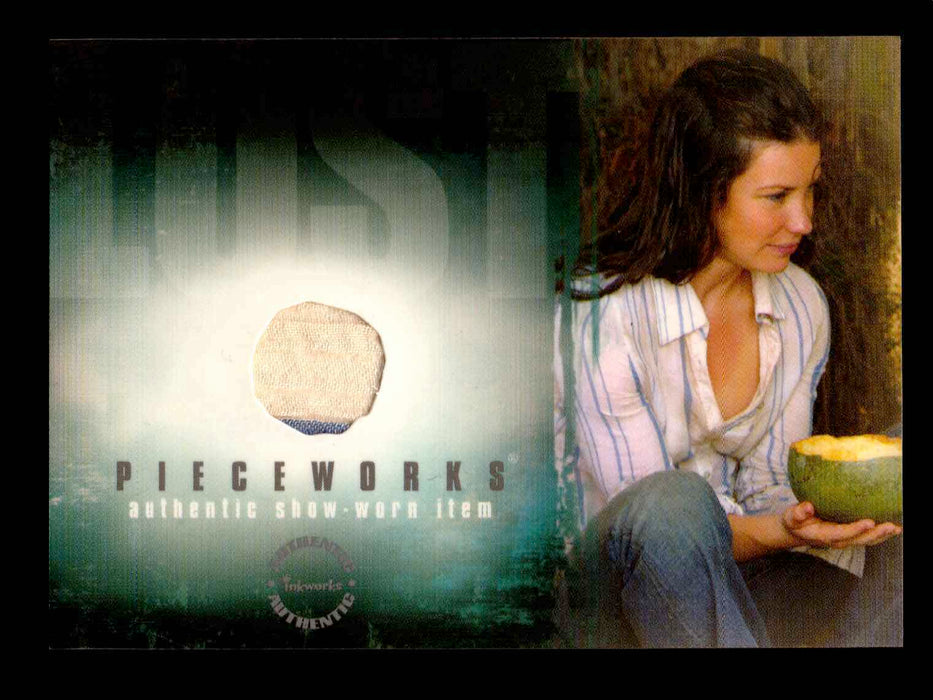 Lost Season 1 One PW-1 Evangeline Lilly as Kate Austen Pieceworks Costume Card   - TvMovieCards.com