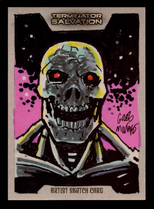 2009 Terminator Salvation Greg Moutafis Artist Sketch Card 1/1 Topps   - TvMovieCards.com